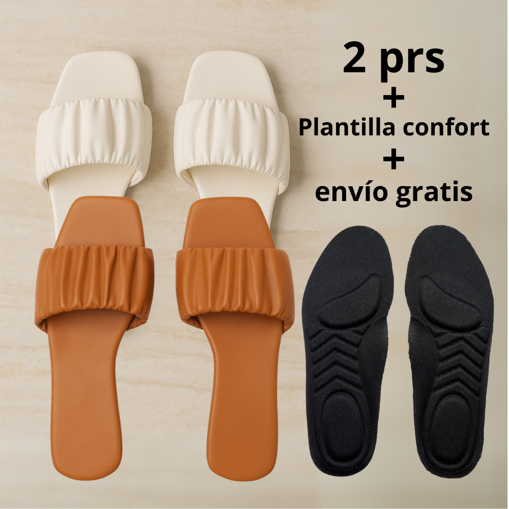 Combo Verano 2 Sandalias + Plantillas de Regalo + Envío Gratis