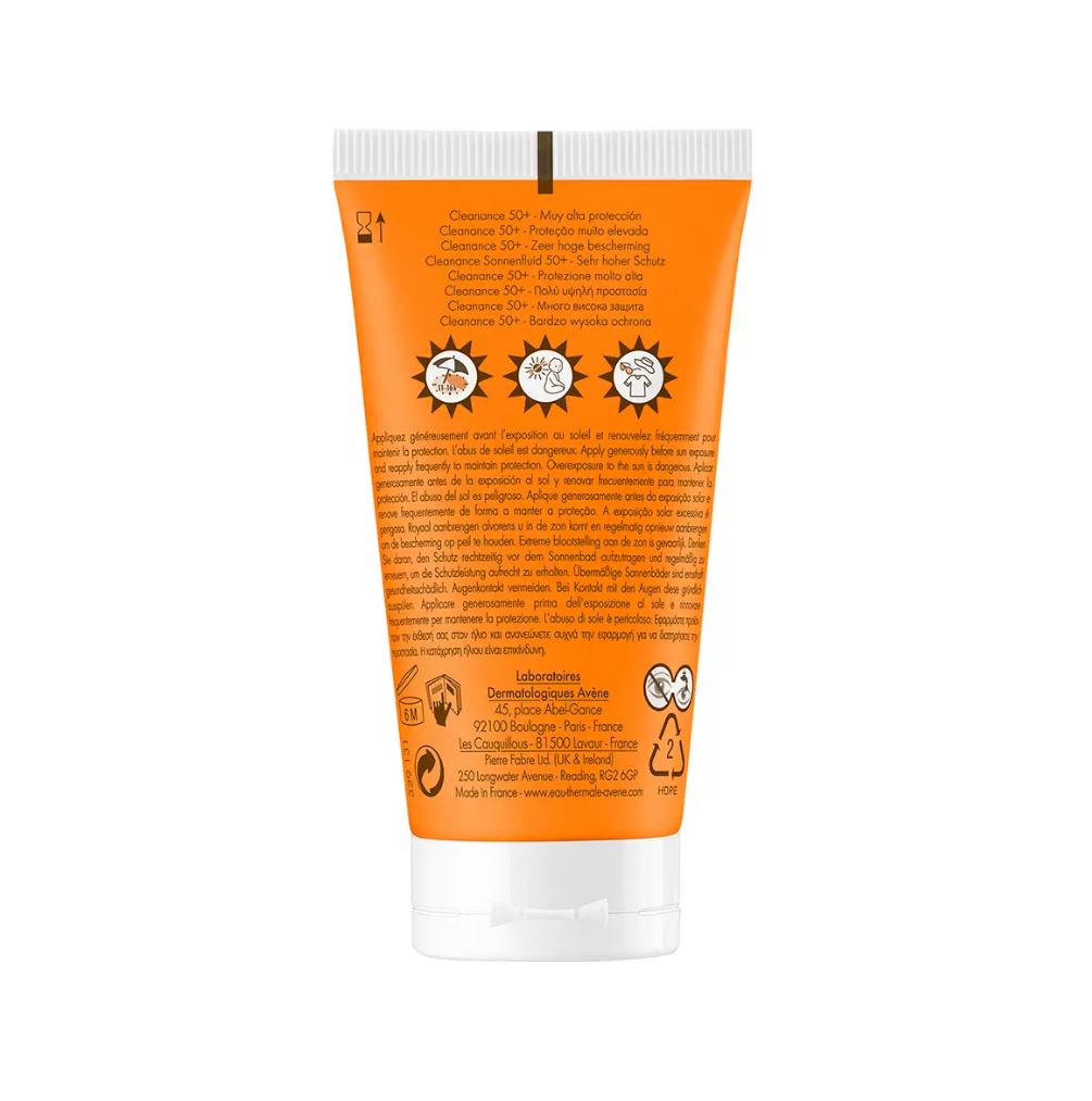 Avène Cleanance Sunscreen TriAsorB SPF 50+, 50ml
