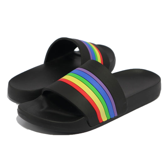 Slide Pride Rainbow  Negro B.A.