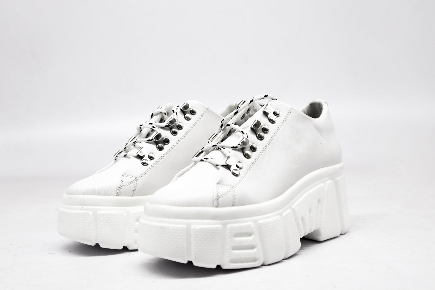 Women's Chunky Platform Tennis Shoes White
