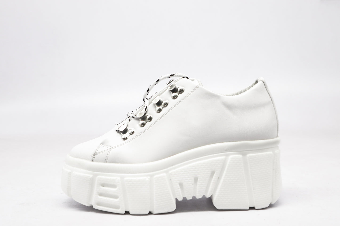 Women's Chunky Platform Tennis Shoes White