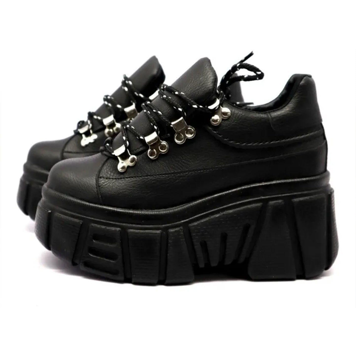 Set Chunky Sneaker All White &amp; All Black