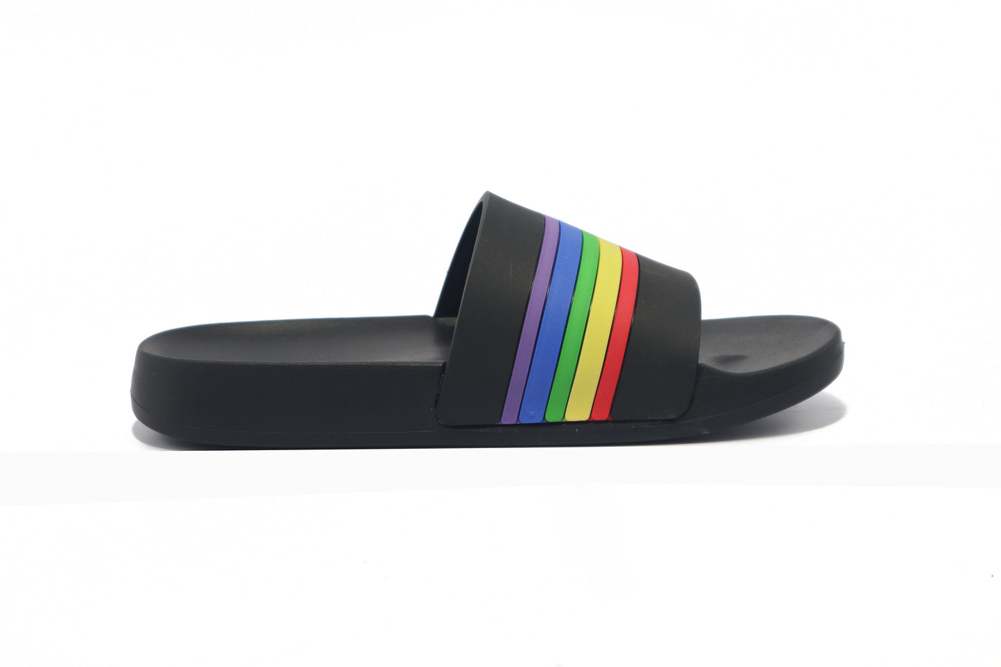Slide Pride Rainbow Black BA